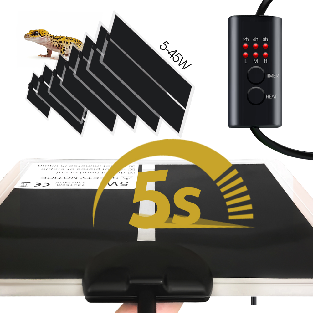 Seedling Heat Mat - Controlador de temperatura ajustable para Reptiles,