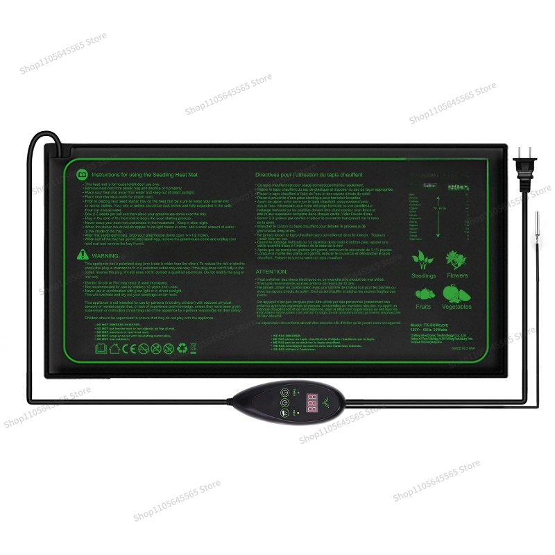 Seedling Heat Mat - Alfombrilla Térmica Impermeable de PVC para